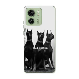 Чохол ДОБЕРМАН для Motorola Edge 40 (Три добермана)