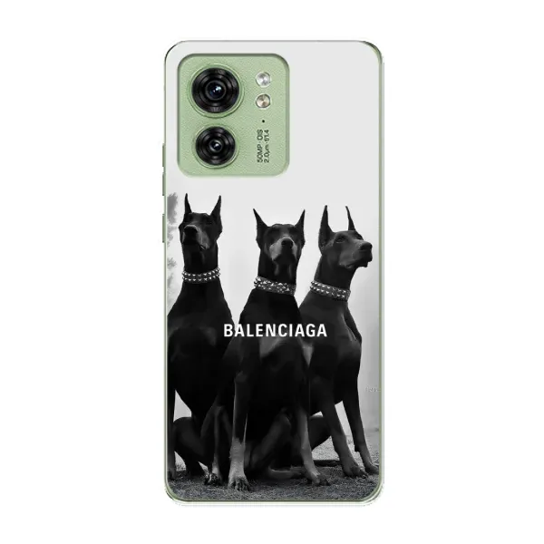 Чехол с рисунком «Три добермана» для Motorola Edge 40