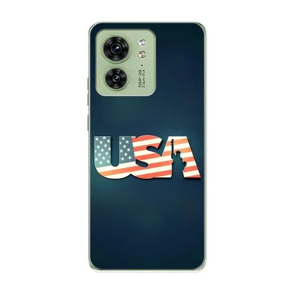 Чехол с рисунком «USA» для Motorola Edge 40 Чехол с рисунком «USA» для Motorola Edge 40