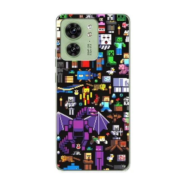 Чехол с рисунком «Все персонажи» для Motorola Edge 40