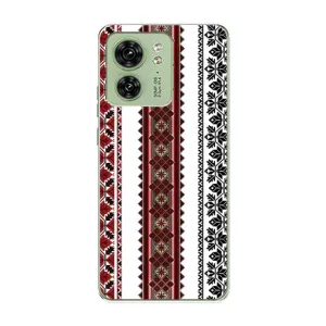 Силиконовый Чехол на Motorola Edge 40 с картинкой Вышиванки (Вышиваночки)