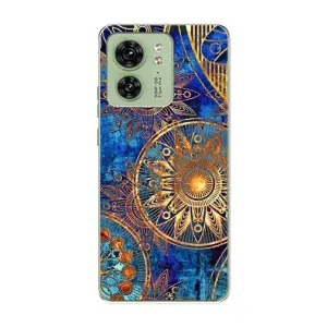 Чохли з сенсом на Motorola Edge 40 (Золоті узори)