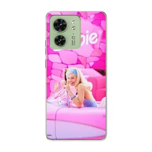 Силиконовый Чехол Барби Фильм на Motorola Edge 40 (Зставка)