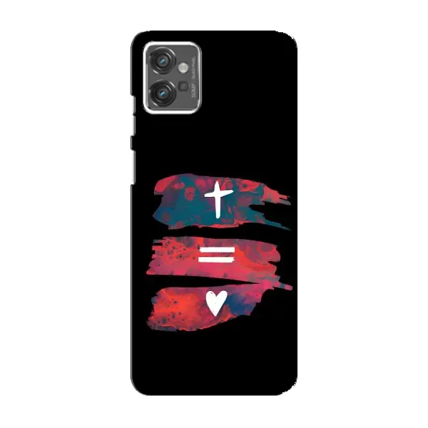Чехол с рисунком «Атрибутика» для Motorola MOTO G32 Чехол с рисунком «Атрибутика» для Motorola MOTO G32