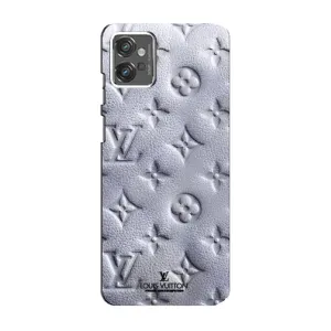 Текстурный Чехол Louis Vuitton для Моторола Мото джи 32 (Белый ЛВ)