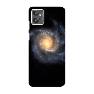 Чохли КОСМОС на Motorola MOTO G32 (Чорна дира)