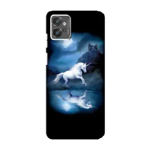 Чехол Unicorn на Motorola MOTO G32 (Единорог)