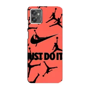 Силиконовый Чехол Nike Air Jordan на Моторола Мото джи 32 (Just Do It)