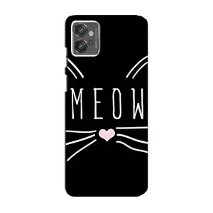 Бампер з зображенням Котиків для Моторола Мото джі 32 (КОТИК MEOW)