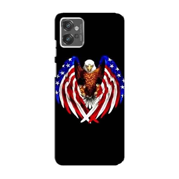 Чехол с рисунком «Крылья США» для Motorola MOTO G32 Чехол с рисунком «Крылья США» для Motorola MOTO G32