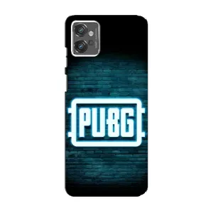 Чохол (TPU) з картинкою "Лого Пабг" на Моторола Мото джі 32 (Лого PUBG)