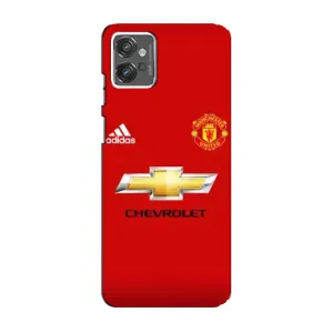 Силіконові Чохли з принтом Футбол на Motorola MOTO G32 (Man United)