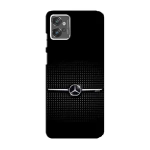 Силиконовый бампер с картинкой машины на Motorola MOTO G32 (Mercedes)