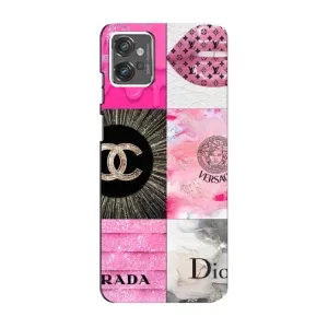 Чехол (Dior, Prada, YSL, Chanel) для Motorola MOTO G32 (Модница)