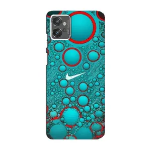Силиконовый Чехол на Motorola MOTO G32 с картинкой Nike (Найк зеленый)
