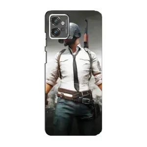 Чохол з картинкою "Герой Pubg" на Motorola MOTO G32 (Пабг)