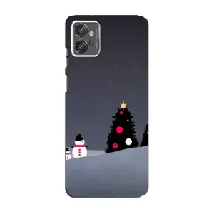 Чехлы на Новый Год Motorola MOTO G32 (Снеговички)