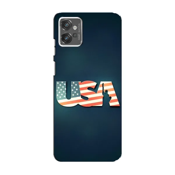 Чехол с рисунком «USA» для Motorola MOTO G32 Чехол с рисунком «USA» для Motorola MOTO G32