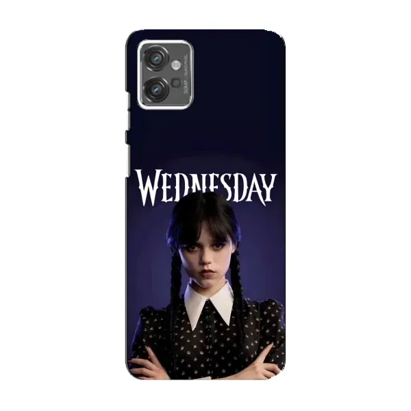 Чехол с рисунком «Wednesdey» для Motorola MOTO G32 Чехол с рисунком «Wednesdey» для Motorola MOTO G32