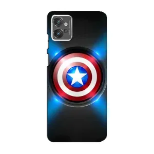 Чохол с Щітом Капітана Америки на Motorola MOTO G32 (Яскраий Щит Капітана)