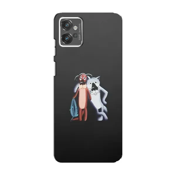 Чехол с рисунком «Шо, опять» для Motorola MOTO G32