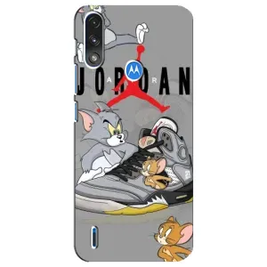 Силиконовый Чехол Nike Air Jordan на Моторола Мото е7і / е7 павер (Air Jordan)