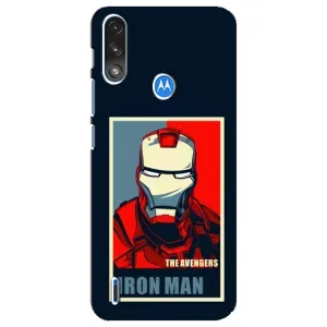 Чехол Супергерой Железный человек на Motorola E7 Power (Art Iron man)