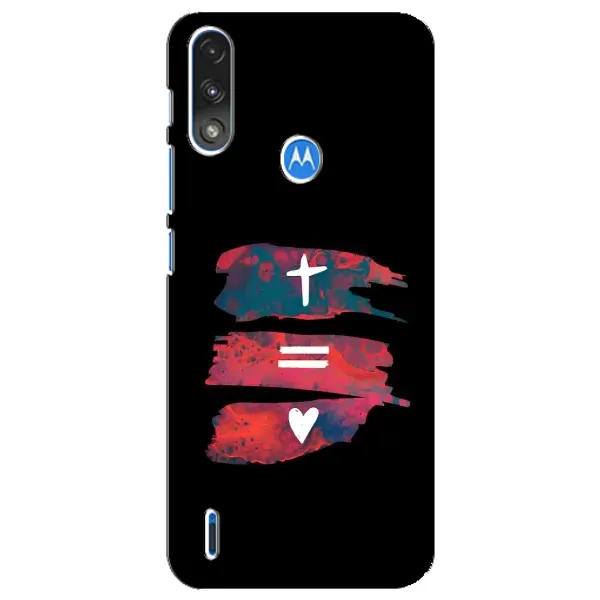 Чехол с рисунком «Атрибутика» для Motorola E7 Power