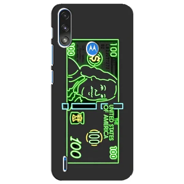 Чехол с рисунком «Баксы» для Motorola E7 Power