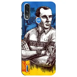 Чехол с Украинской символикой на Моторола Мото е7і / е7 павер (Бандера Патриот)
