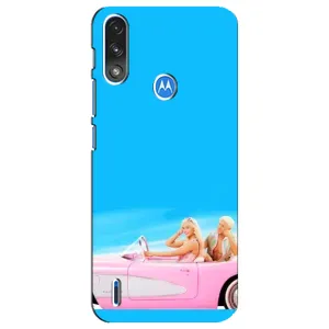 Силиконовый Чехол Барби Фильм на Motorola E7 Power (Барби и Кен)