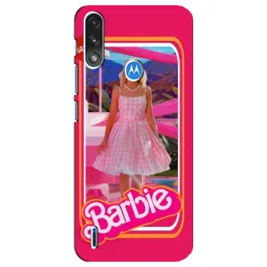 Силиконовый Чехол Барби Фильм на Motorola E7 Power (Барби Марго)