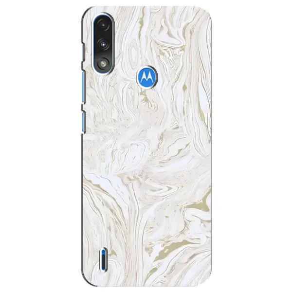 Чехол с рисунком «белый мрамор» для Motorola E7 Power Чехол с рисунком «белый мрамор» для Motorola E7 Power