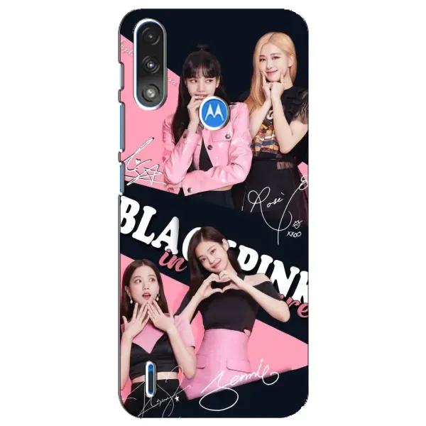 Чехол с рисунком «BLACKPINK» для Motorola E7 Power Чехол с рисунком «BLACKPINK» для Motorola E7 Power