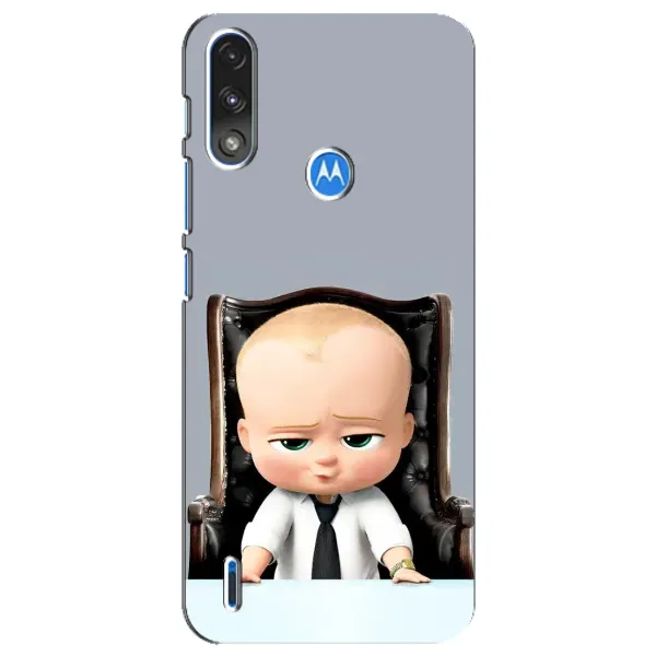 Чехол с рисунком «BOSS» для Motorola E7 Power