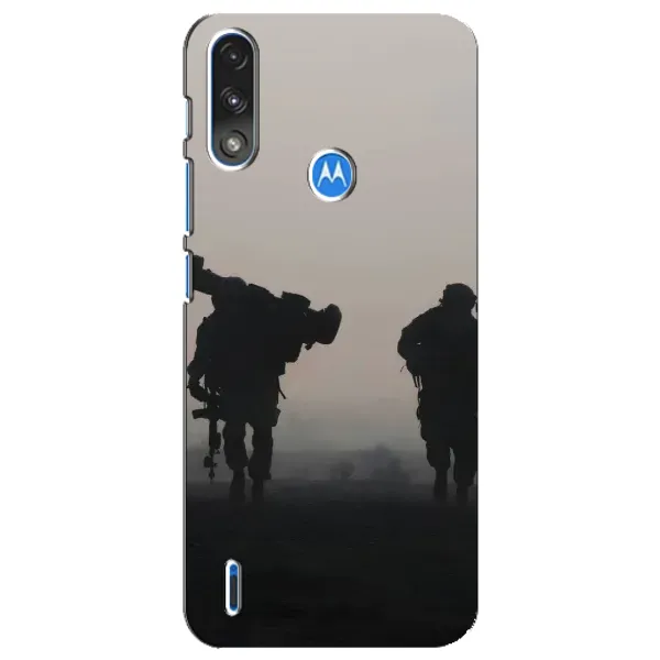 Чехол с рисунком «Бой солдат» для Motorola E7 Power Чехол с рисунком «Бой солдат» для Motorola E7 Power