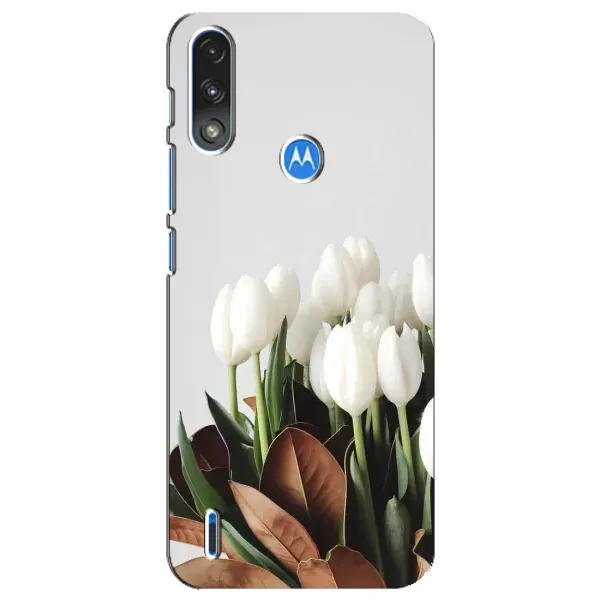 Чехол с рисунком «Букет тюльпанов» для Motorola E7 Power Чехол с рисунком «Букет тюльпанов» для Motorola E7 Power