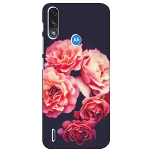 Чехлы с тематикой "ЦВЕТЫ" на Motorola E7 Power (Бутоны)