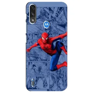 Силиконовый Чехол для Motorola E7 Power (Человек Паук)