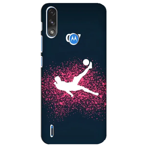 Чехол с рисунком «CR7 Удар» для Motorola E7 Power