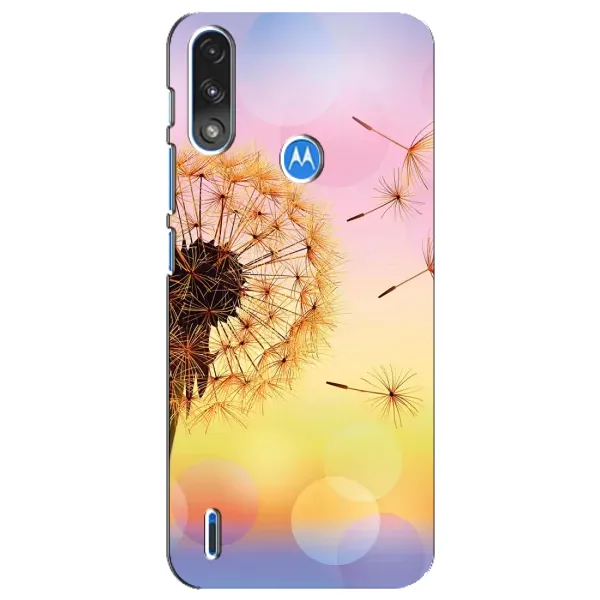 Чехол с рисунком «Цветок-одуванчик» для Motorola E7 Power Чехол с рисунком «Цветок-одуванчик» для Motorola E7 Power