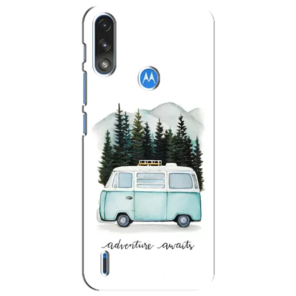 Чехол с рисунком «Домик на колесах» для Motorola E7 Power Чехол с рисунком «Домик на колесах» для Motorola E7 Power