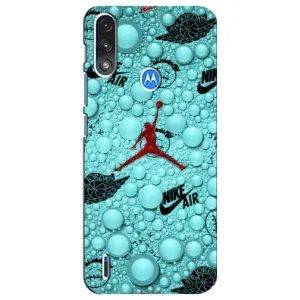 Силиконовый Чехол Nike Air Jordan на Моторола Мото е7і / е7 павер (Джордан Найк)