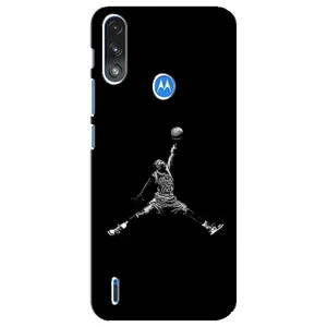 Силиконовый Чехол Nike Air Jordan на Моторола Мото е7і / е7 павер (Джордан)