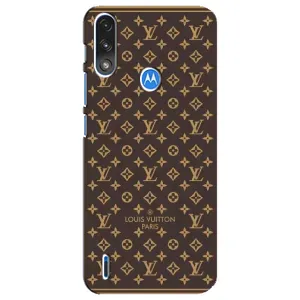 Чехол Стиль Louis Vuitton на Motorola E7 Power (Фон Луи Виттон)