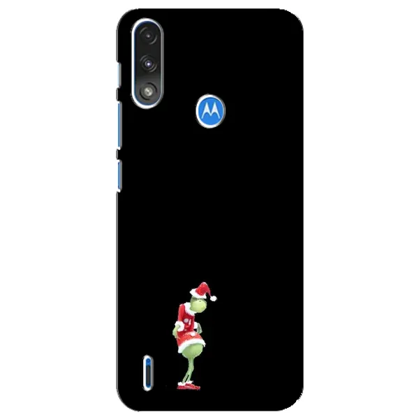 Чехол с рисунком «Гринч на чорном» для Motorola E7 Power