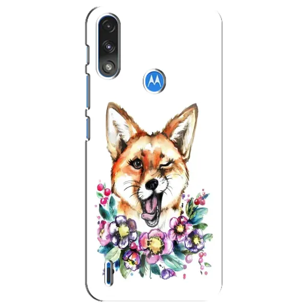 Чехол с рисунком «Хитрая лиса» для Motorola E7 Power Чехол с рисунком «Хитрая лиса» для Motorola E7 Power