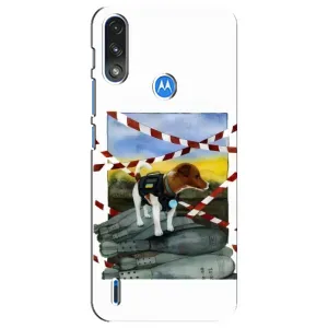 Чехол с принтом Собаки Патрон для Motorola E7 Power (Храбрый Патрон)