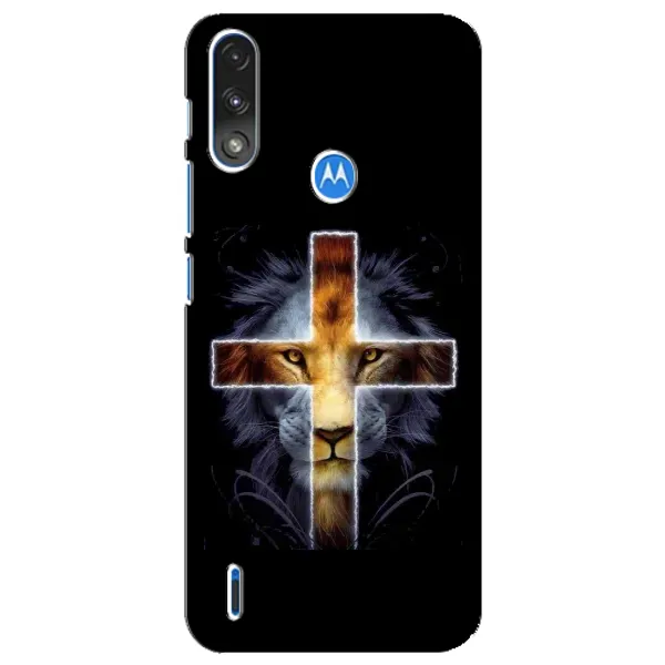 Чехол с рисунком «Иисус Лев» для Motorola E7 Power Чехол с рисунком «Иисус Лев» для Motorola E7 Power