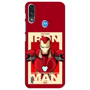 Чехол Супергерой Железный человек на Motorola E7 Power (Iron man)